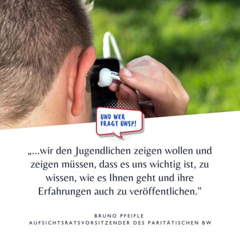 Kind mit einem Kopfhörer