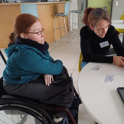 erste Versuche mit dem Tablet