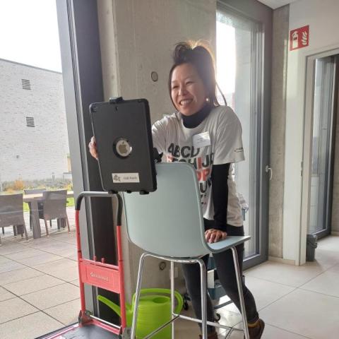 erste Versuche mit dem Tablet