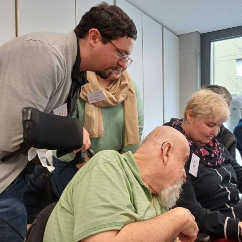 erste Versuche mit dem Tablet