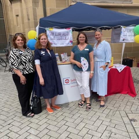 Aktionstag Selbsthilfe - Selbsthilfebüro und Regionalleitung