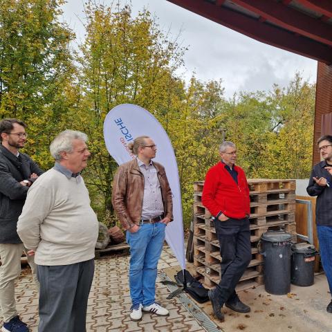 Auf dem Betriebsgelände auf dem Werksgelände