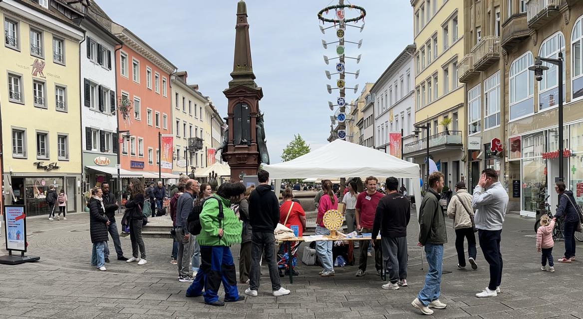 Infostand auf der Konstanzer Markstätte