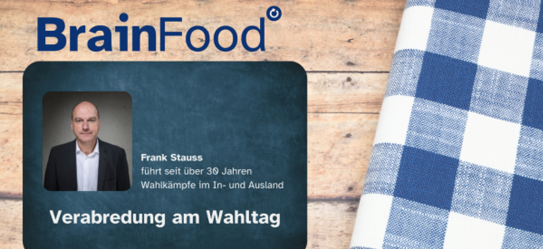 Brainfood mit Frank Stauss