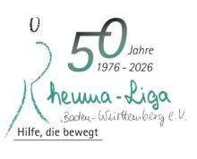 Jubiläumslogo der Rheuma-Liga Baden-Württemberg e.V. 