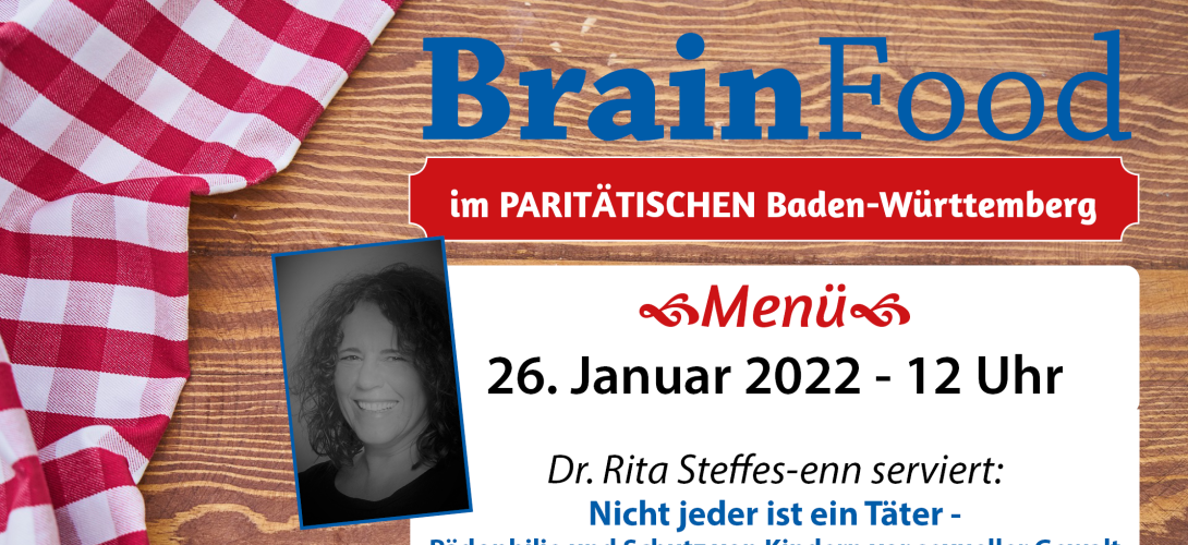 Nachlese "BrainFood-to-go": Nicht jeder ist ein Täter - Pädophilie und Schutz von Kindern